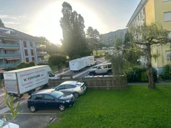 camions et remorque de déménagement à Lausanne